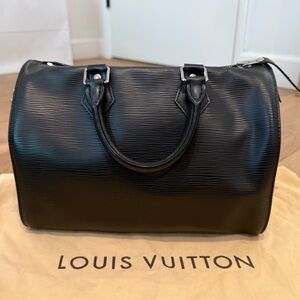 Louis Vuitton Speedy 25 Epi Noir